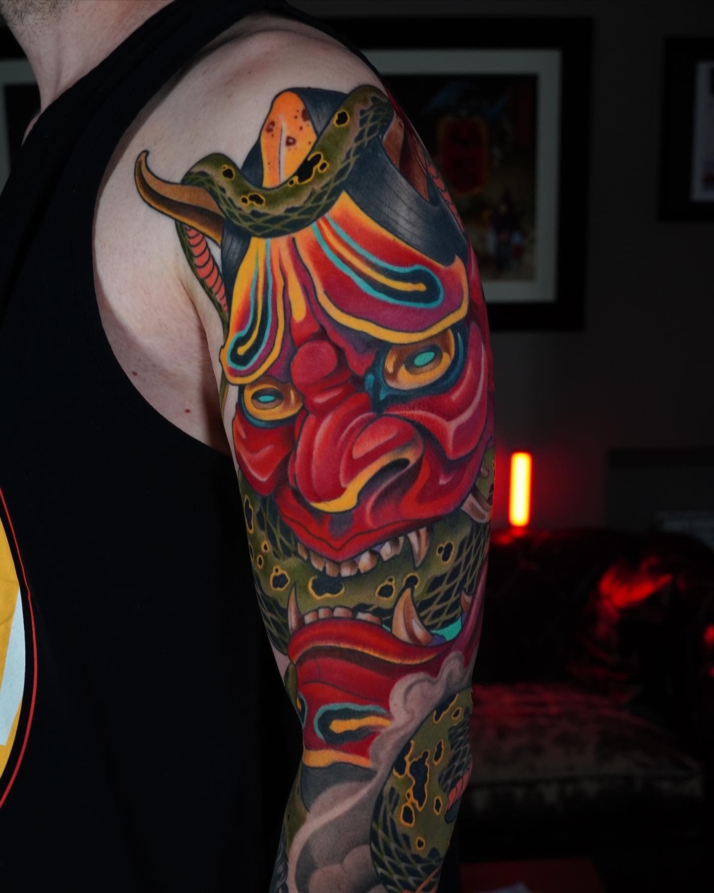 Tattoo work by Yosmar Urrutia