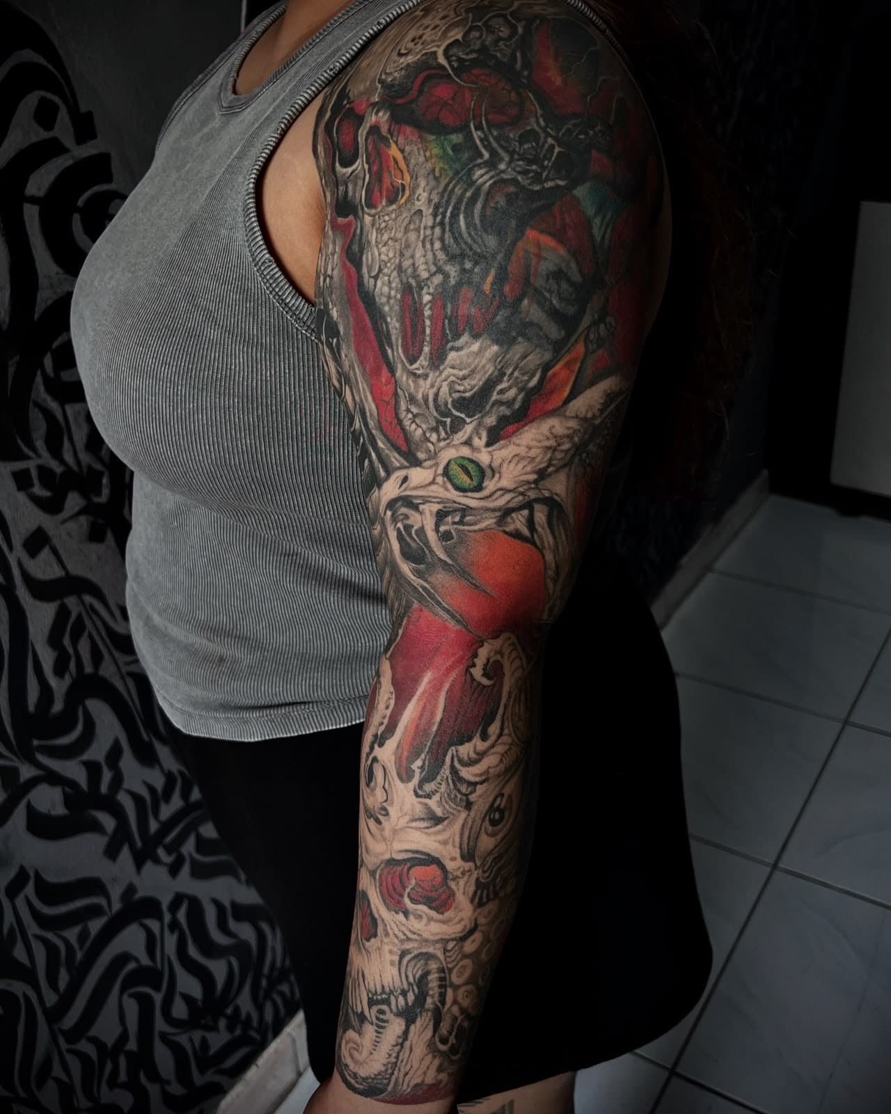 Tattoo work by Ashok G