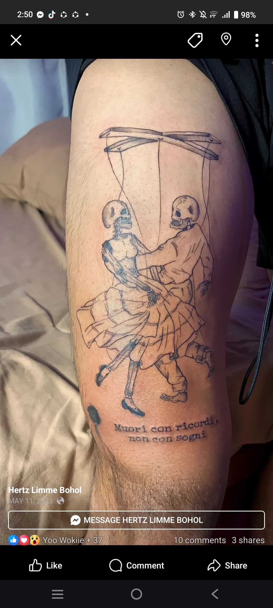 Tattoo work by Emmil Bohol