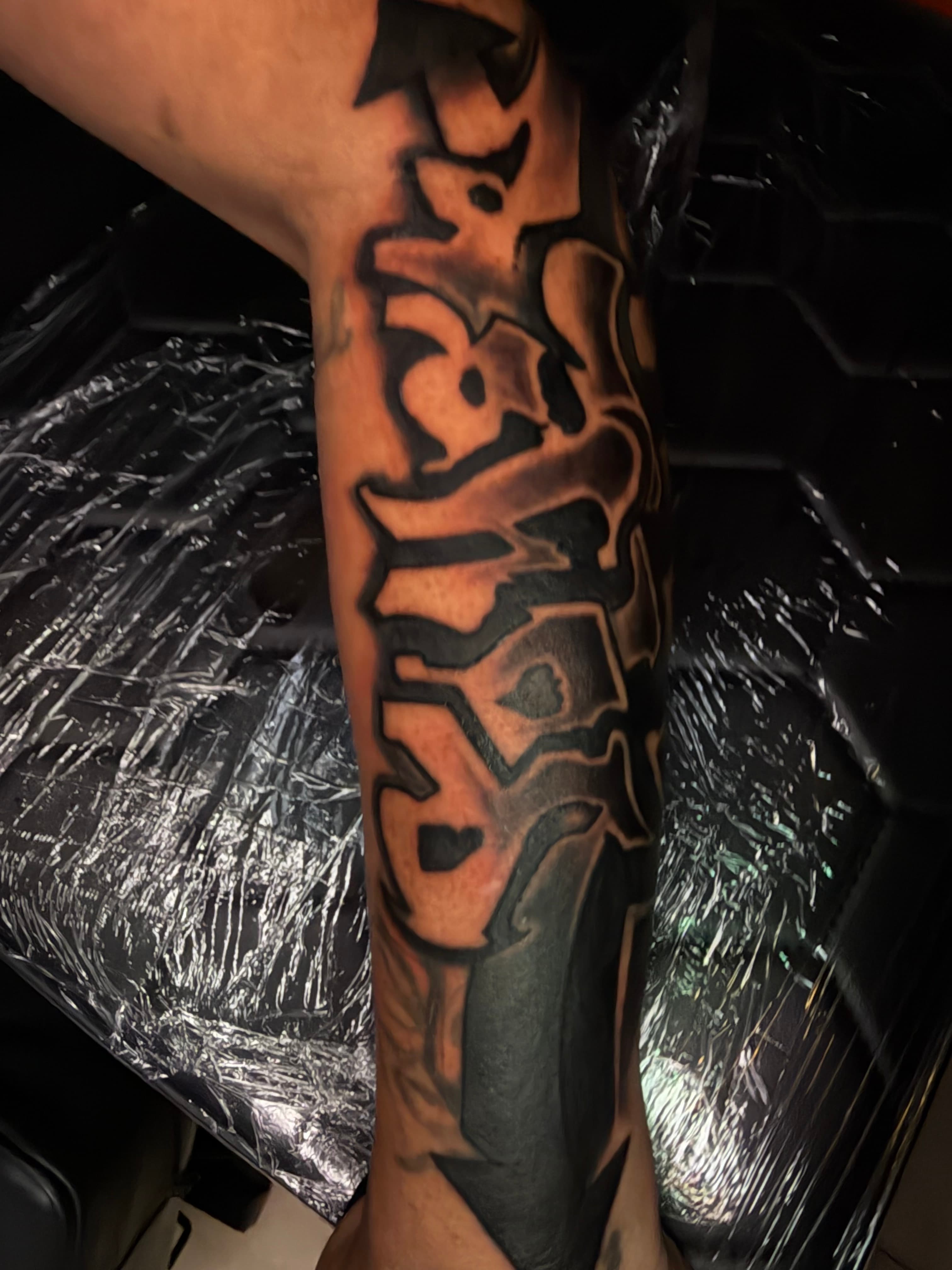 Tattoo work by Michael Bradford
