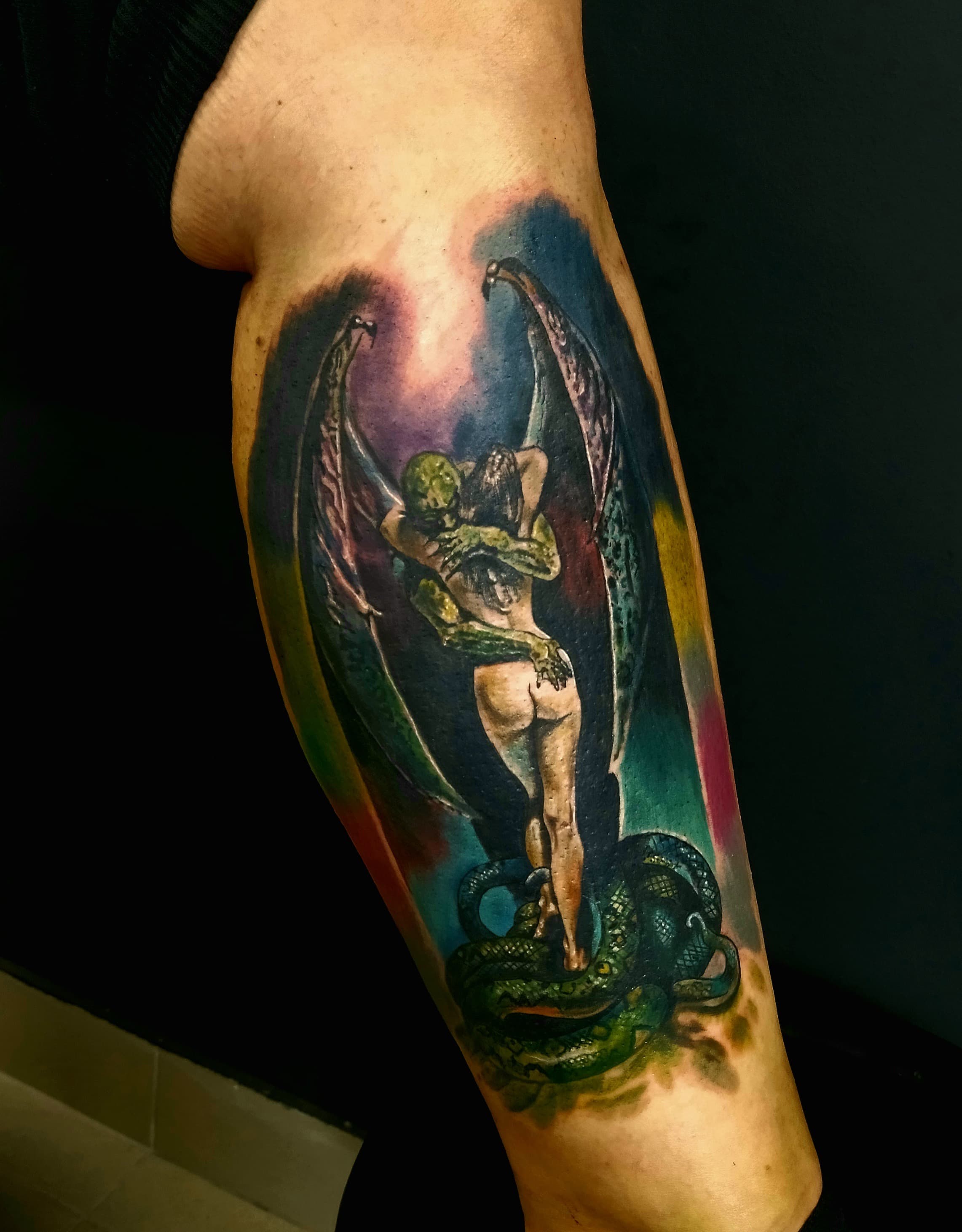 Tattoo work by Kristóf Vígh