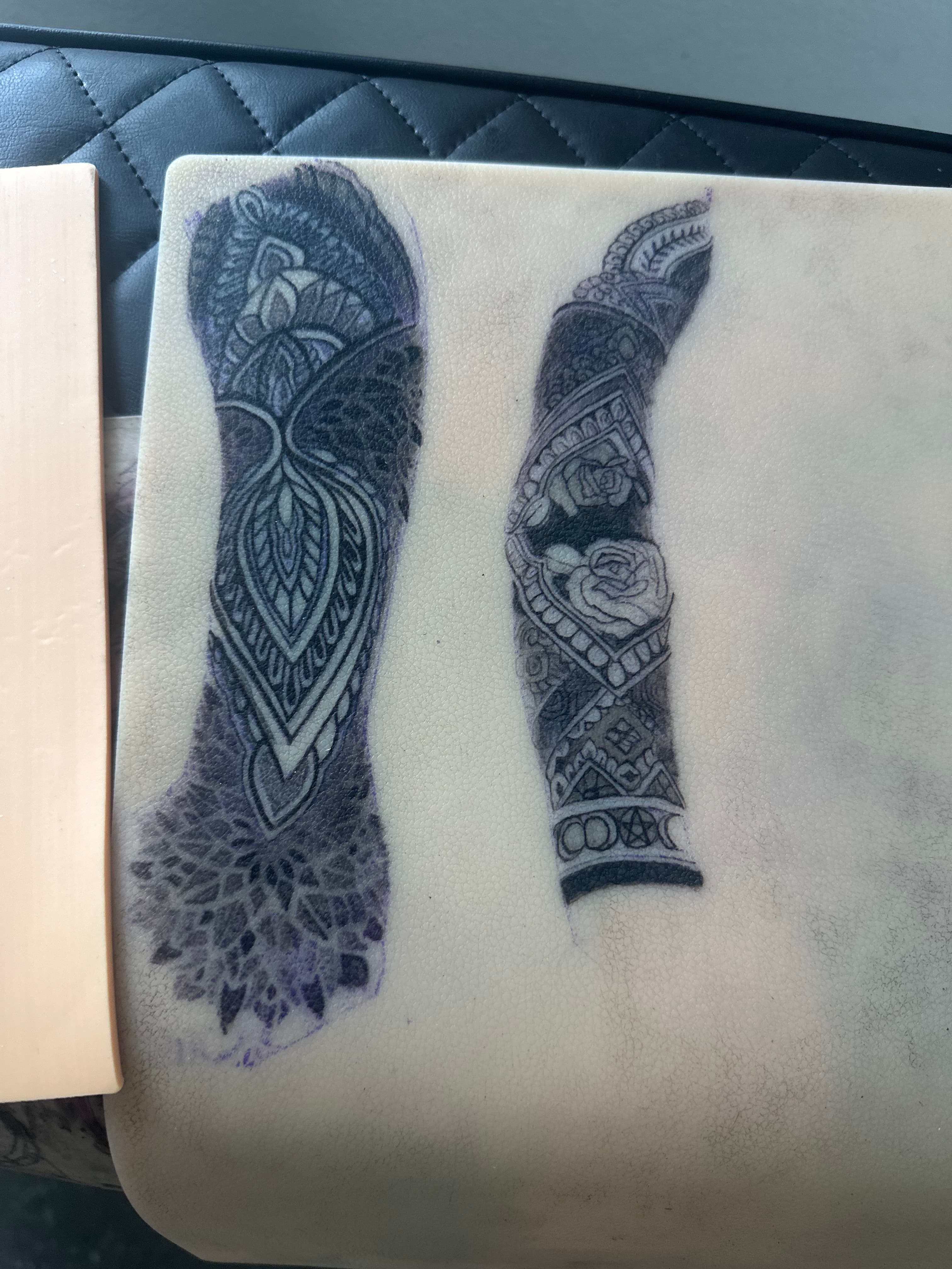 Tattoo work by ray lequerique