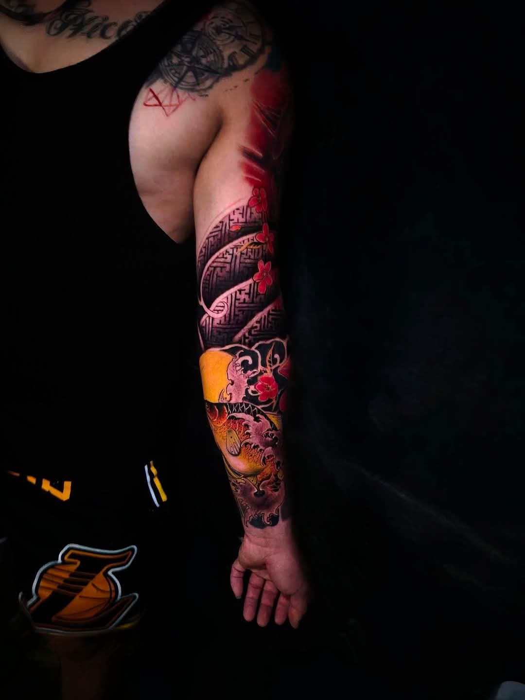 Tattoo work by Janjan Tapere