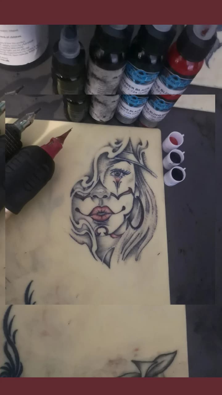 Tattoo work by Melissa B
